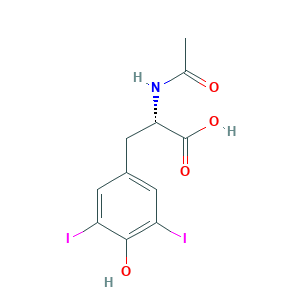 (2S)-2-acetamido-3-(4-hydroxy-3,5-diiodophenyl)propanoic acid