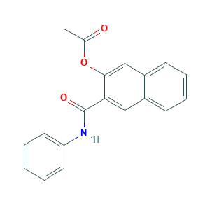 [3-(phenylcarbamoyl)naphthalen-2-yl] acetate