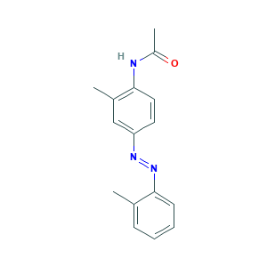 N-[2-methyl-4-[(2-methylphenyl)diazenyl]phenyl]acetamide