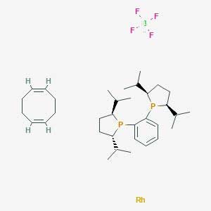 (1Z,5Z)-cycloocta-1,5-diene;(2S,5S)-1-[2-[(2S,5S)-2,5-di(propan-2-yl)phospholan-1-yl]phenyl]-2,5-di(propan-2-yl)phospholane;rhodium;tetrafluoroborate