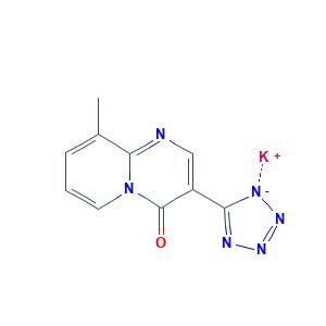 potassium;9-methyl-3-(1,2,3-triaza-4-azanidacyclopenta-2,5-dien-5-yl)pyrido[1,2-a]pyrimidin-4-one