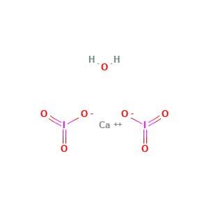 calcium;diiodate;hydrate