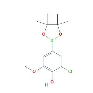 2-chloro-6-methoxy-4-(4,4,5,5-tetramethyl-1,3,2-dioxaborolan-2-yl)phenol