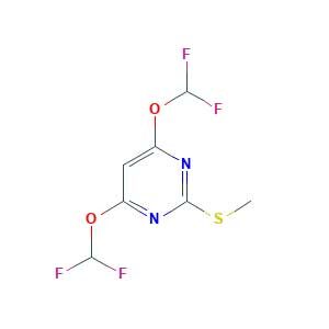 4,6-bis(difluoromethoxy)-2-methylsulfanylpyrimidine