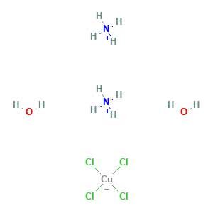 diazanium;tetrachlorocopper(2-);dihydrate