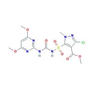 methyl 3-chloro-5-[(4,6-dimethoxypyrimidin-2-yl)carbamoylsulfamoyl]-1-methylpyrazole-4-carboxylate