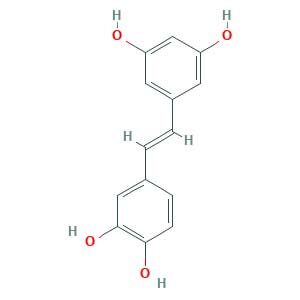 4-[(E)-2-(3,5-dihydroxyphenyl)ethenyl]benzene-1,2-diol