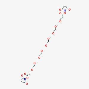 (2,5-dioxopyrrolidin-1-yl) 3-[2-[2-[2-[2-[2-[2-[2-[2-[3-(2,5-dioxopyrrolidin-1-yl)oxy-3-oxopropoxy]ethoxy]ethoxy]ethoxy]ethoxy]ethoxy]ethoxy]ethoxy]ethoxy]propanoate
