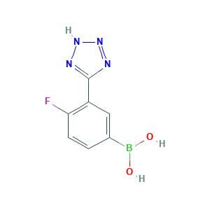 [4-fluoro-3-(2H-tetrazol-5-yl)phenyl]boronic acid