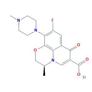 (2S)-7-fluoro-2-methyl-6-(4-methylpiperazin-1-yl)-10-oxo-4-oxa-1-azatricyclo[7.3.1.05,13]trideca-5(13),6,8,11-tetraene-11-carboxylic acid