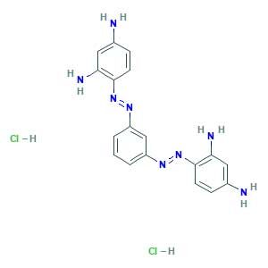 4-[[3-[(2,4-diaminophenyl)diazenyl]phenyl]diazenyl]benzene-1,3-diamine;dihydrochloride