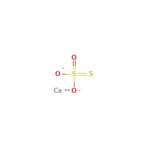 calcium;dioxido-oxo-sulfanylidene-?6-sulfane