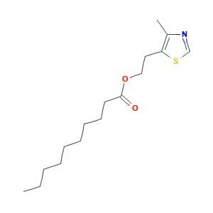2-(4-methyl-1,3-thiazol-5-yl)ethyl decanoate
