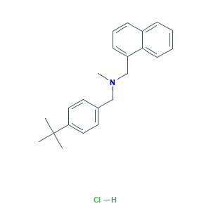 1-(4-tert-butylphenyl)-N-methyl-N-(naphthalen-1-ylmethyl)methanamine;hydrochloride