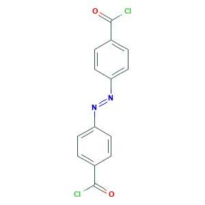 4-[(4-carbonochloridoylphenyl)diazenyl]benzoyl chloride