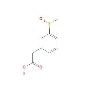 2-(3-methylsulfinylphenyl)acetic acid