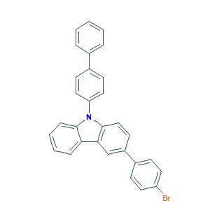 3-(4-bromophenyl)-9-(4-phenylphenyl)carbazole