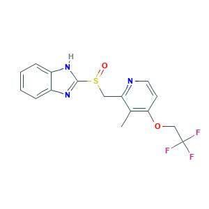 2-[[3-methyl-4-(2,2,2-trifluoroethoxy)pyridin-2-yl]methylsulfinyl]-1H-benzimidazole