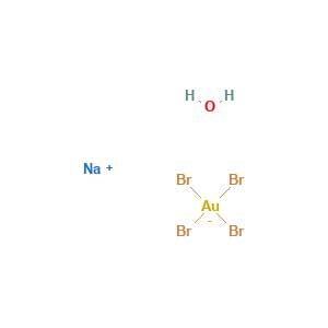 sodium;tetrabromogold(1-);hydrate