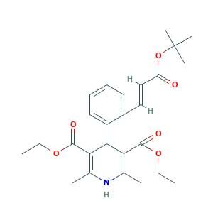 diethyl 2,6-dimethyl-4-[2-[(E)-3-[(2-methylpropan-2-yl)oxy]-3-oxoprop-1-enyl]phenyl]-1,4-dihydropyridine-3,5-dicarboxylate