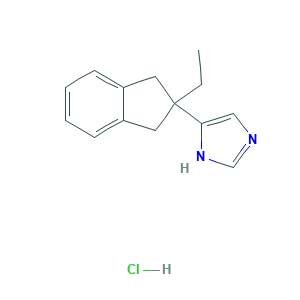5-(2-ethyl-1,3-dihydroinden-2-yl)-1H-imidazole;hydrochloride