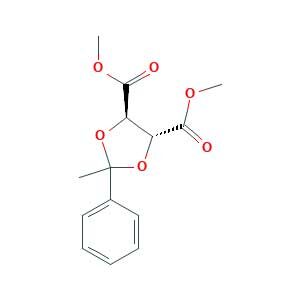 dimethyl (4R,5R)-2-methyl-2-phenyl-1,3-dioxolane-4,5-dicarboxylate