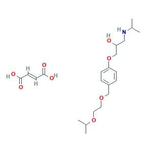 (E)-but-2-enedioic acid;1-(propan-2-ylamino)-3-[4-(2-propan-2-yloxyethoxymethyl)phenoxy]propan-2-ol