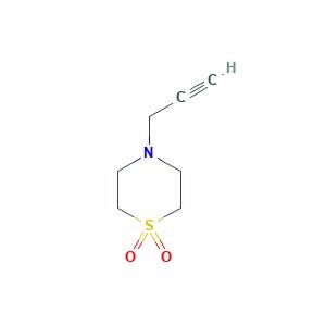 4-prop-2-ynyl-1,4-thiazinane 1,1-dioxide