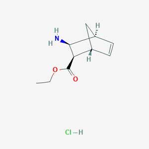 ethyl (1R,2R,3S,4S)-3-aminobicyclo[2.2.1]hept-5-ene-2-carboxylate;hydrochloride