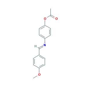 [4-[(4-methoxyphenyl)methylideneamino]phenyl] acetate