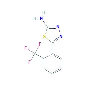 5-[2-(trifluoromethyl)phenyl]-1,3,4-thiadiazol-2-amine