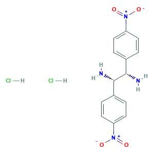 (1S,2S)-1,2-bis(4-nitrophenyl)ethane-1,2-diamine;dihydrochloride