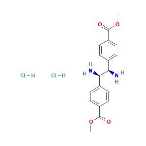 methyl 4-[(1R,2R)-1,2-diamino-2-(4-methoxycarbonylphenyl)ethyl]benzoate;dihydrochloride