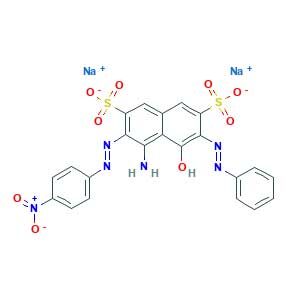 disodium;4-amino-5-hydroxy-3-[(4-nitrophenyl)diazenyl]-6-phenyldiazenylnaphthalene-2,7-disulfonate