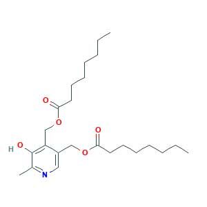 [5-hydroxy-6-methyl-4-(octanoyloxymethyl)pyridin-3-yl]methyl octanoate