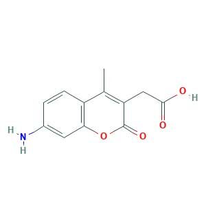2-(7-amino-4-methyl-2-oxochromen-3-yl)acetic acid