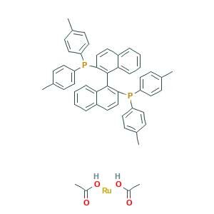 acetic acid;[1-[2-bis(4-methylphenyl)phosphanylnaphthalen-1-yl]naphthalen-2-yl]-bis(4-methylphenyl)phosphane;ruthenium