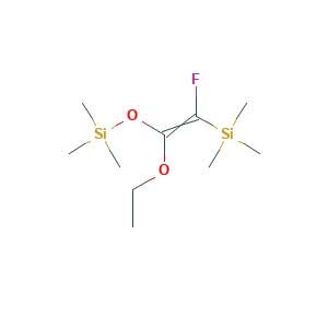 (1-ethoxy-2-fluoro-2-trimethylsilylethenoxy)-trimethylsilane