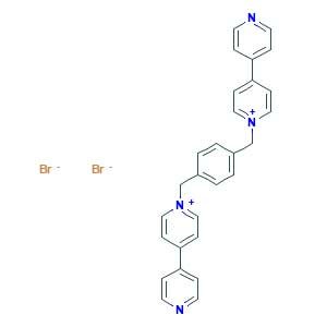 4-pyridin-4-yl-1-[[4-[(4-pyridin-4-ylpyridin-1-ium-1-yl)methyl]phenyl]methyl]pyridin-1-ium;dibromide