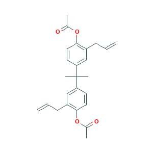 [4-[2-(4-acetyloxy-3-prop-2-enylphenyl)propan-2-yl]-2-prop-2-enylphenyl] acetate