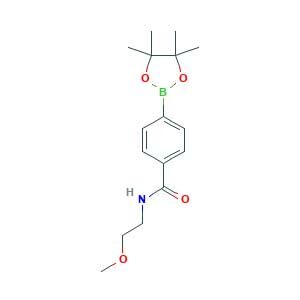 N-(2-methoxyethyl)-4-(4,4,5,5-tetramethyl-1,3,2-dioxaborolan-2-yl)benzamide