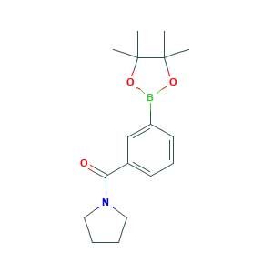 pyrrolidin-1-yl-[3-(4,4,5,5-tetramethyl-1,3,2-dioxaborolan-2-yl)phenyl]methanone