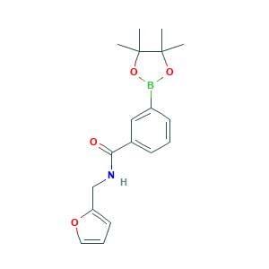 N-(furan-2-ylmethyl)-3-(4,4,5,5-tetramethyl-1,3,2-dioxaborolan-2-yl)benzamide