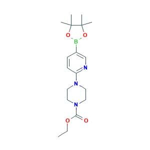 ethyl 4-[5-(4,4,5,5-tetramethyl-1,3,2-dioxaborolan-2-yl)pyridin-2-yl]piperazine-1-carboxylate