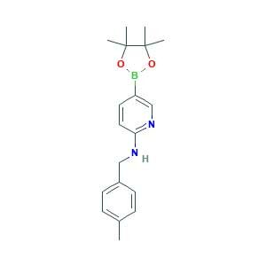 N-[(4-methylphenyl)methyl]-5-(4,4,5,5-tetramethyl-1,3,2-dioxaborolan-2-yl)pyridin-2-amine