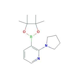 2-pyrrolidin-1-yl-3-(4,4,5,5-tetramethyl-1,3,2-dioxaborolan-2-yl)pyridine